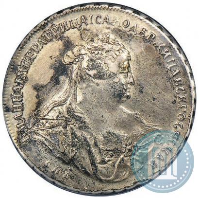 Фото 1 рубль 1739 года СПБ "Петербургский тип"