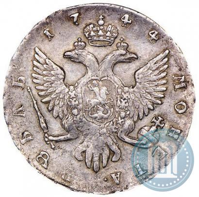 Picture 1 rouble 1744 year СПБ 
