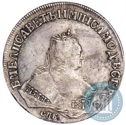 Picture 1 rouble 1749 year СПБ 