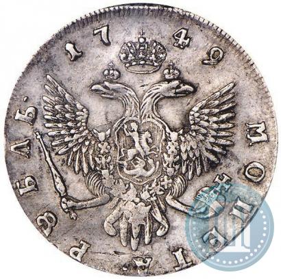 Picture 1 rouble 1749 year СПБ 