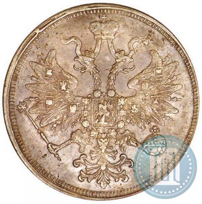 Фото 5 копеек 1865 года ЕМ 