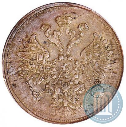 Picture 2 kopecks 1865 year ЕМ 