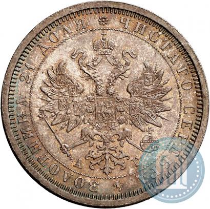 Фото 1 рубль 1885 года СПБ-АГ 