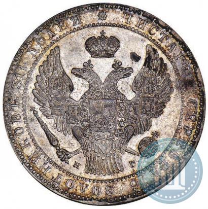 Фото 1,5 рубля - 10 злотых 1835 года НГ 