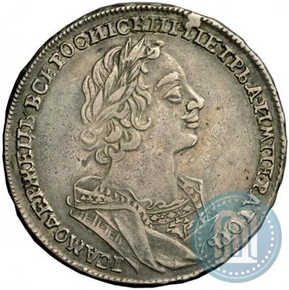 Picture 1 rouble 1724 year  "Portrait in ancient armour"