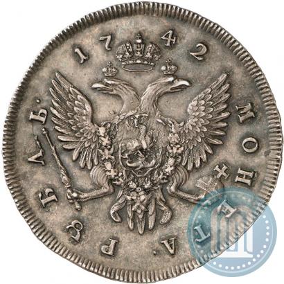 Picture 1 rouble 1742 year СПБ 