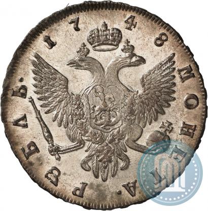 Picture 1 rouble 1748 year СПБ 