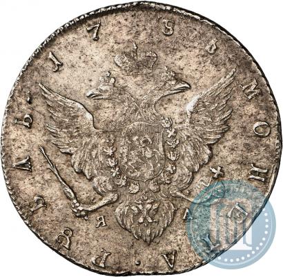 Фото 1 рубль 1785 года СПБ-ЯА 