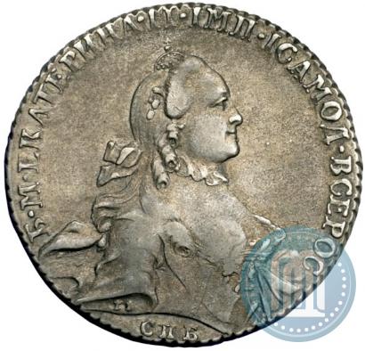 Picture 1 rouble 1764 year СПБ-СА 