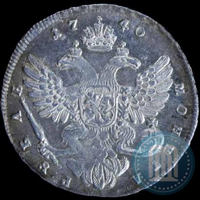 Picture 1 rouble 1740 year  "Moscow type"