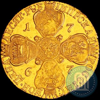 Picture 10 roubles 1767 year СПБ 