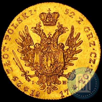 Picture 25 złotych 1817 year IB 