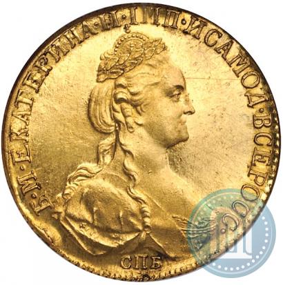 Picture 10 roubles 1796 year СПБ 