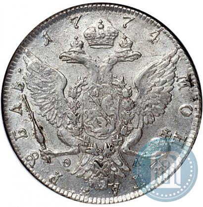 Picture 1 rouble 1774 year СПБ-ФЛ 