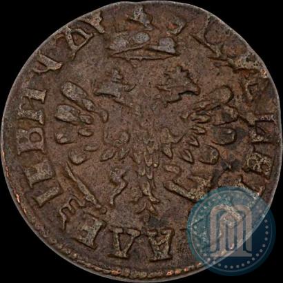 Фото Полушка 1707 года  