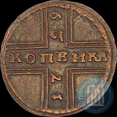 Фото 1 копейка 1729 года МОСКВА 
