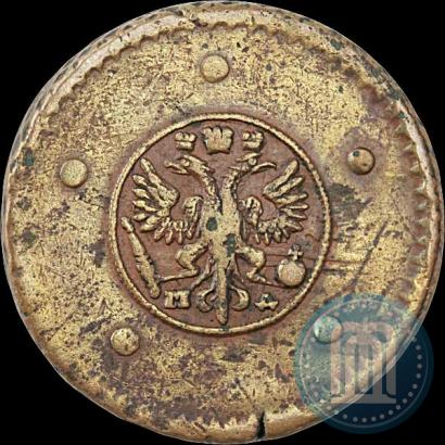 Picture 5 kopecks 1730 year МД 