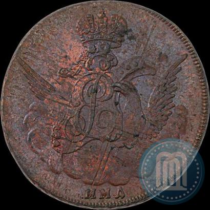 Фото 1 копейка 1755 года ММД 