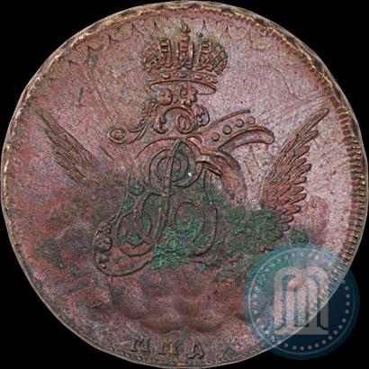 Фото 1 копейка 1755 года ММД 