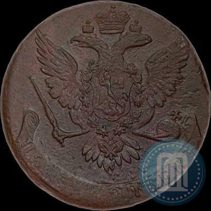 Фото 5 копеек 1758 года  