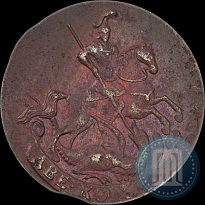 Фото 2 копейки 1758 года  "Номинал под Св. Георгием"