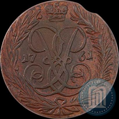 Picture 2 kopecks 1761 year  "Nominal under St. George"