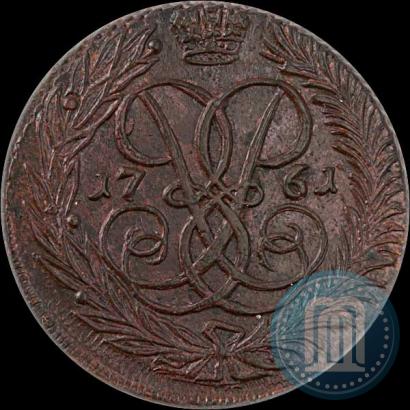 Picture 2 kopecks 1761 year  "Nominal under St. George"