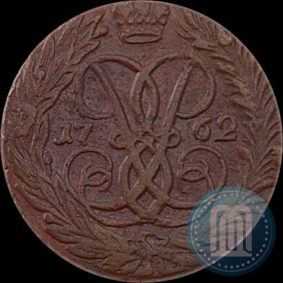 Picture 2 kopecks 1762 year  