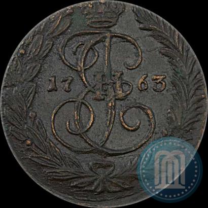 Picture 2 kopecks 1763 year ЕМ 