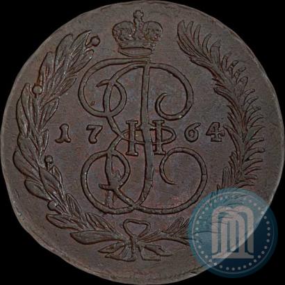Picture 5 kopecks 1764 year ММ 