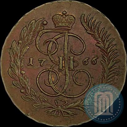Фото 5 копеек 1766 года ММ 