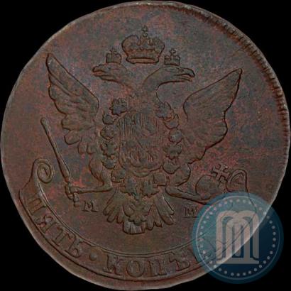 Picture 5 kopecks 1766 year ММ 