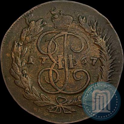 Picture 5 kopecks 1767 year ММ 