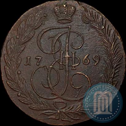 Фото 5 копеек 1769 года ЕМ 