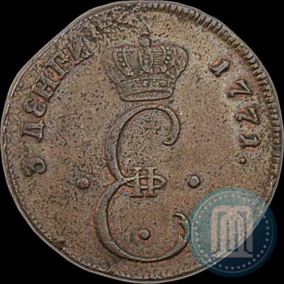 Фото Пара - 3 денги 1771 года S "Большой орел"