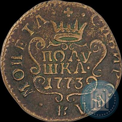 Фото Полушка 1773 года КМ 