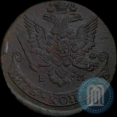 Фото 5 копеек 1783 года ЕМ 