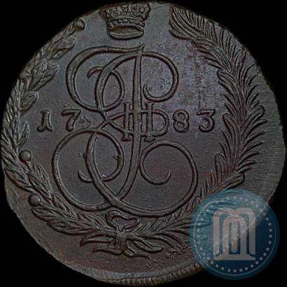 Picture 5 kopecks 1783 year ЕМ 