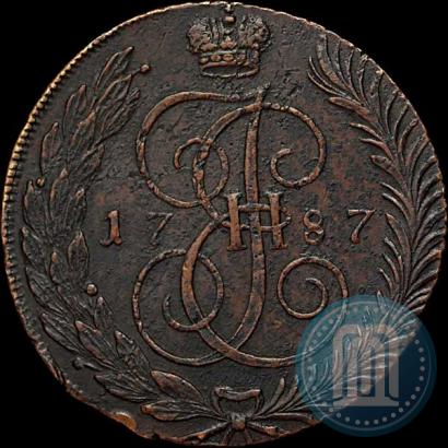 Фото 5 копеек 1787 года ТМ 