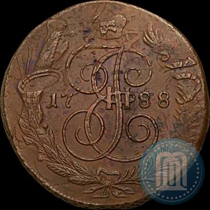 Фото 5 копеек 1788 года ММ 