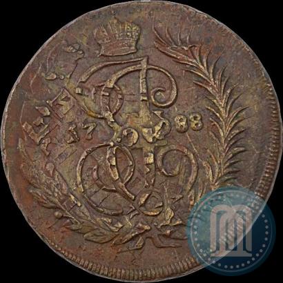 Фото 2 копейки 1788 года ММ 