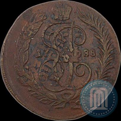 Picture 2 kopecks 1788 year ММ 