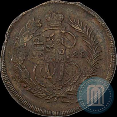 Фото 2 копейки 1788 года ММ 
