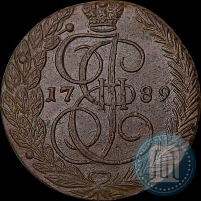 Фото 5 копеек 1789 года ЕМ 