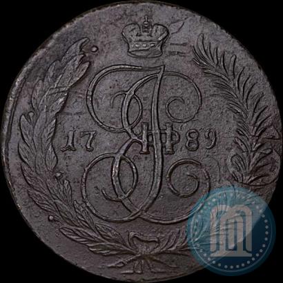 Фото 5 копеек 1789 года ММ 