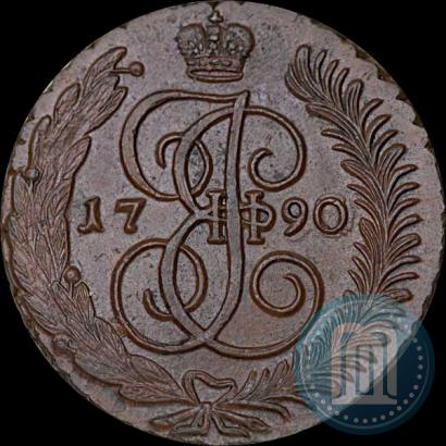 Picture 5 kopecks 1790 year АМ 