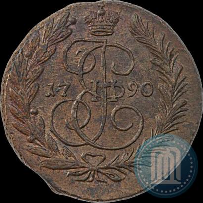 Picture 2 kopecks 1790 year ЕМ 