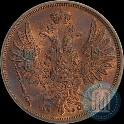 Picture 2 kopecks 1856 year ЕМ 