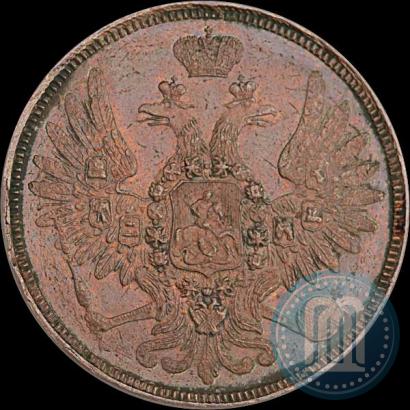 Picture 5 kopecks 1858 year ЕМ "Type of 1849-1857"