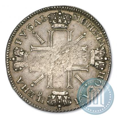 Picture 1 rouble 1725 year СПБ "Sun rouble, portrait in armour"
